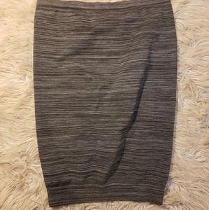 Grey Pencil Skirt